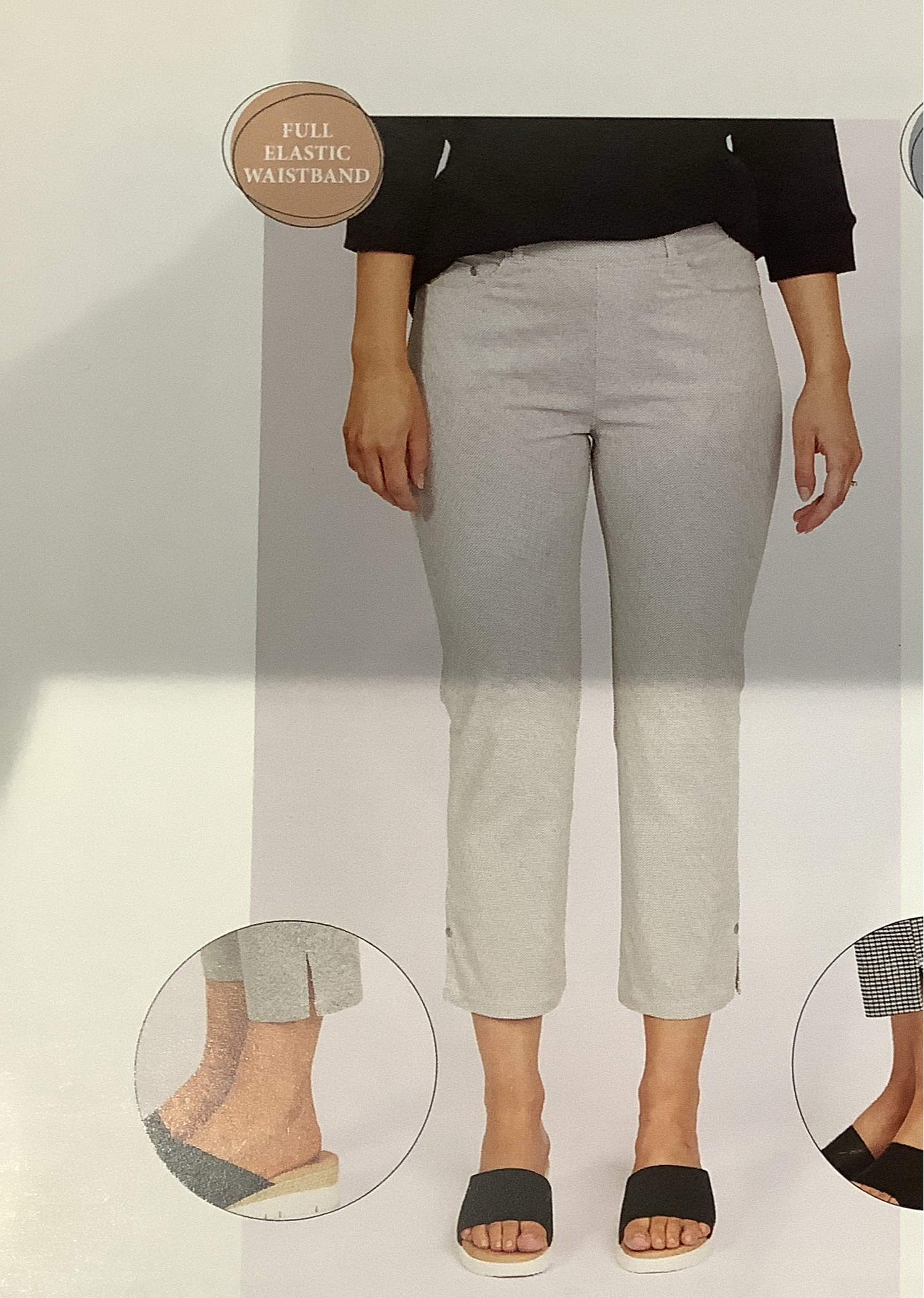 296- 7/8 Pull on Pant with Slim Leg